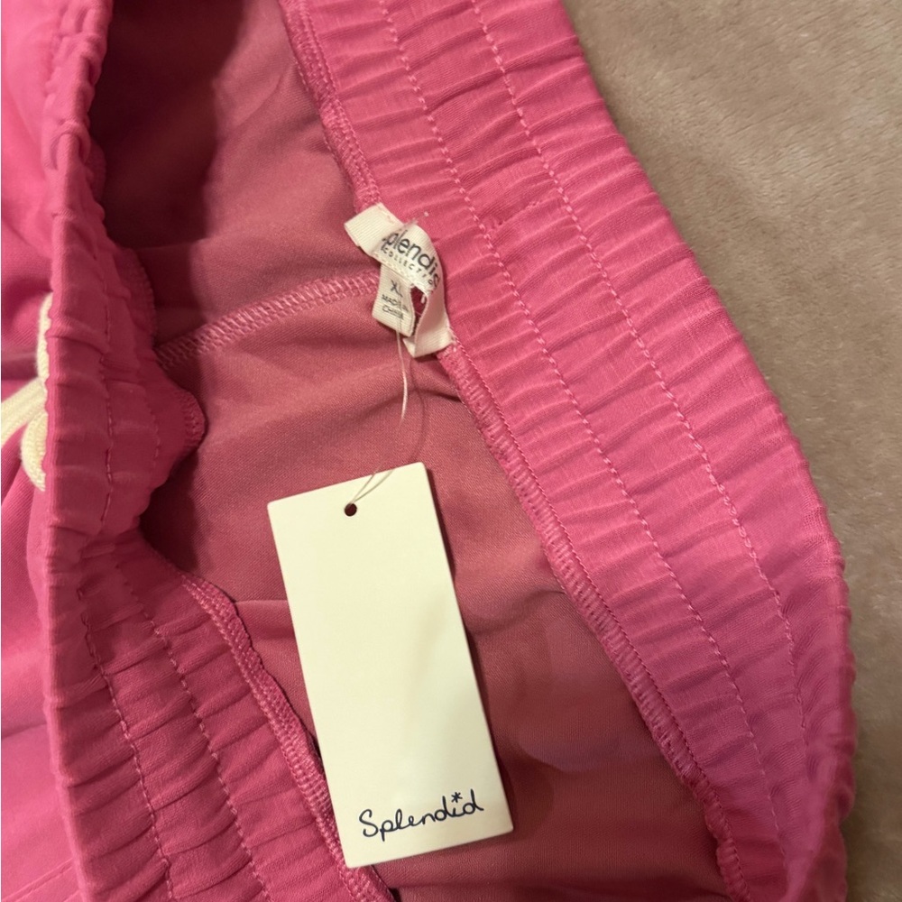 Splendid Massie Scuba Knit Sweatpants pink Size XL - Picture 8 of 13